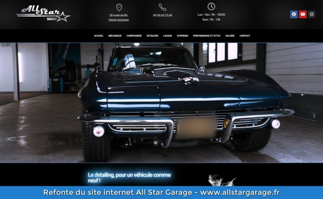 Refonte site internet All Star Garage